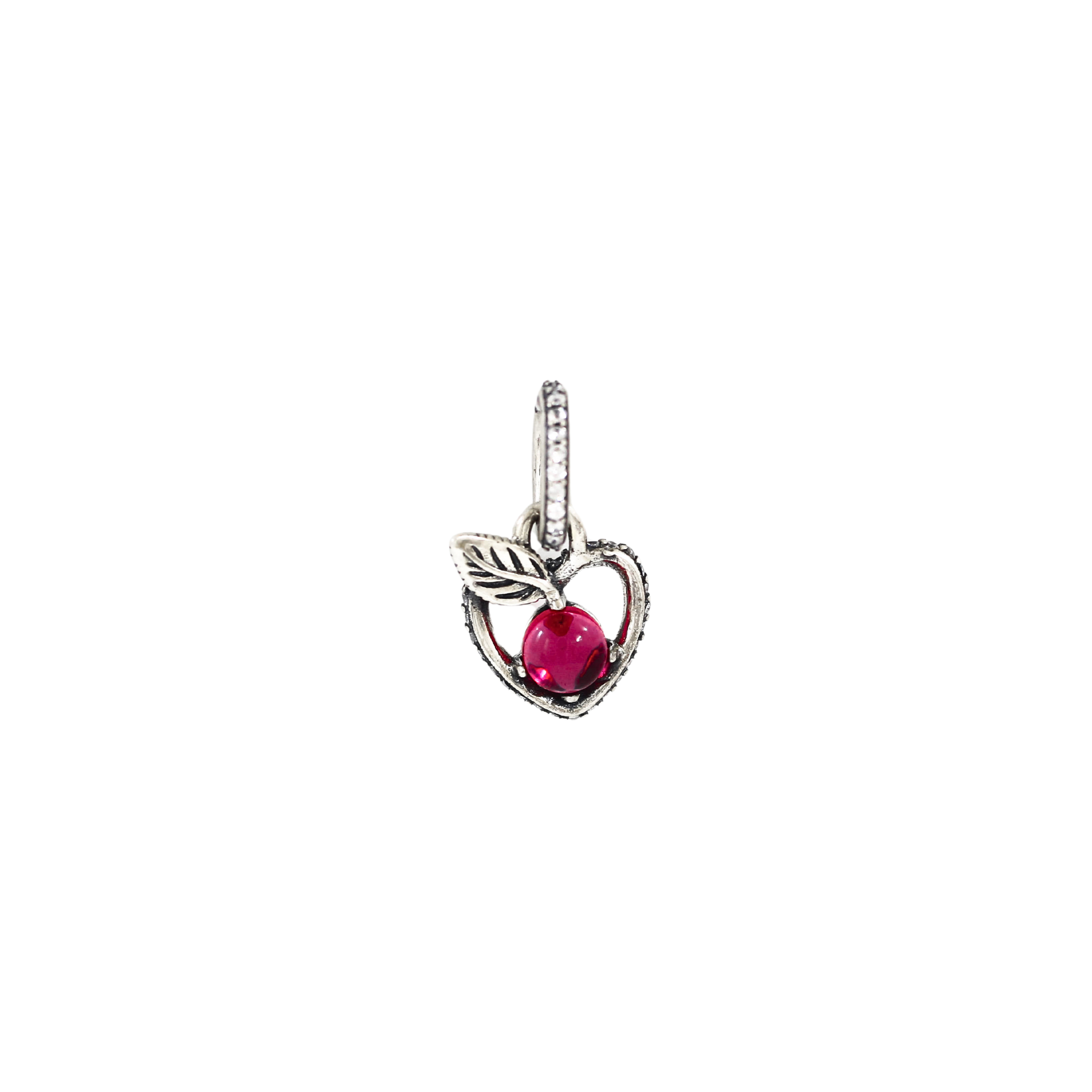 Ruby Heart Charm – chicor